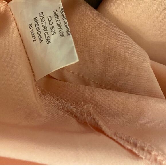 Selfie Leslie Sally Angel Sleeve Open Back Dress Floral Print Pink - Picture 15 of 16